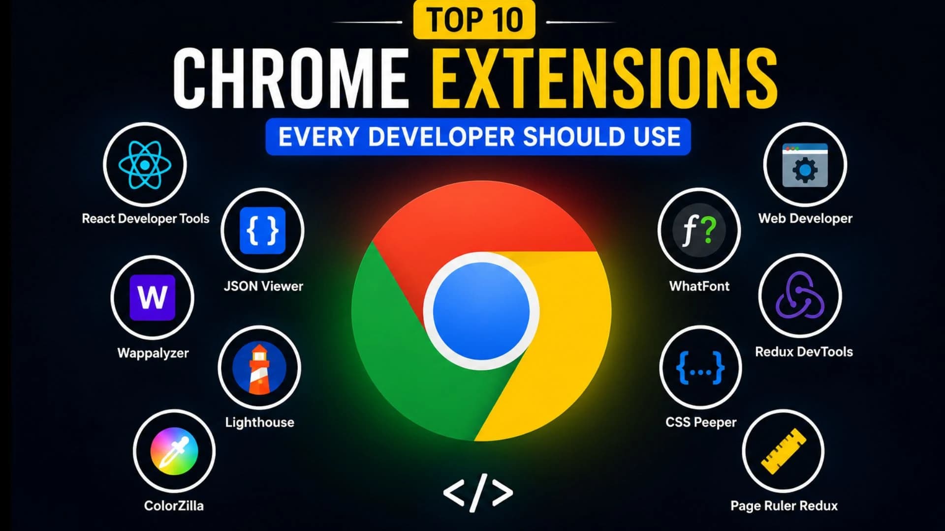 Top 10 Chrome Extensions Every Developer Should Use in 2026